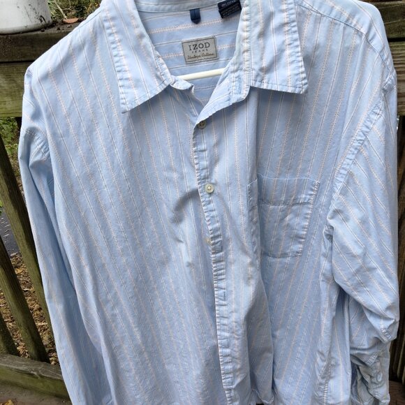 Men's IZOD XL Long-Sleeve Shirt - Picture 1 of 5